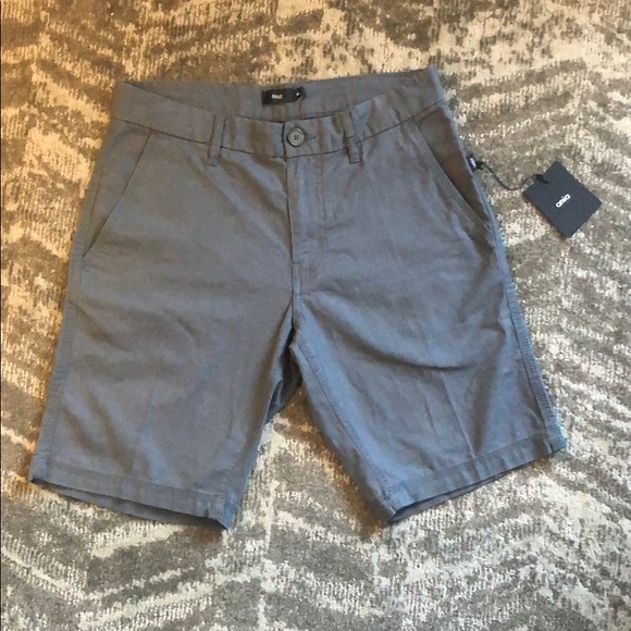 Onia Austin Linen Shorts Charcoal 